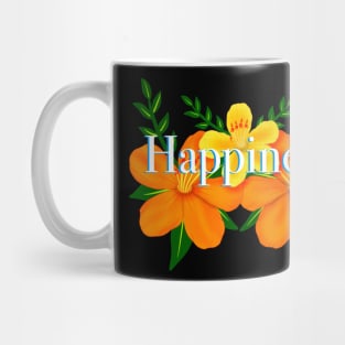 Happiness hibiscus flowers Mug